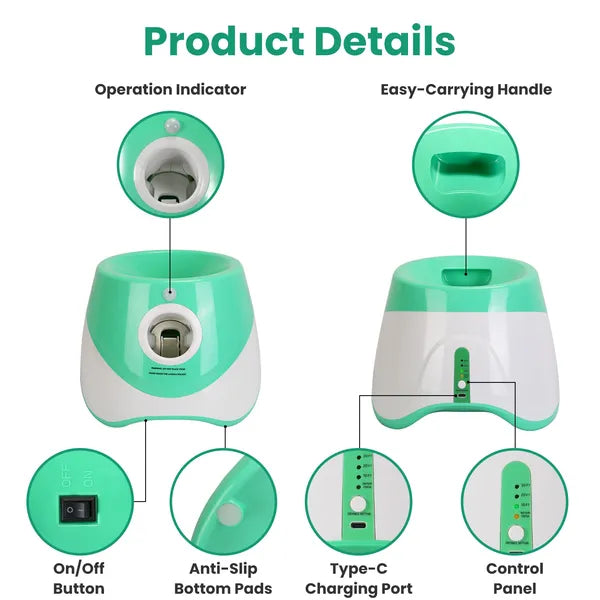 The Auto Ball Launcher — 6 Tennis Balls, 3 Distance Settings