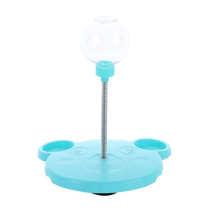 Cat Puzzle Feeder - Wobble Treat Toy for Slower, Smarter Meals