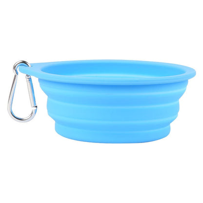 Collapsible Travel Bowl - Foldable Silicone Bowl for Walks & Trips