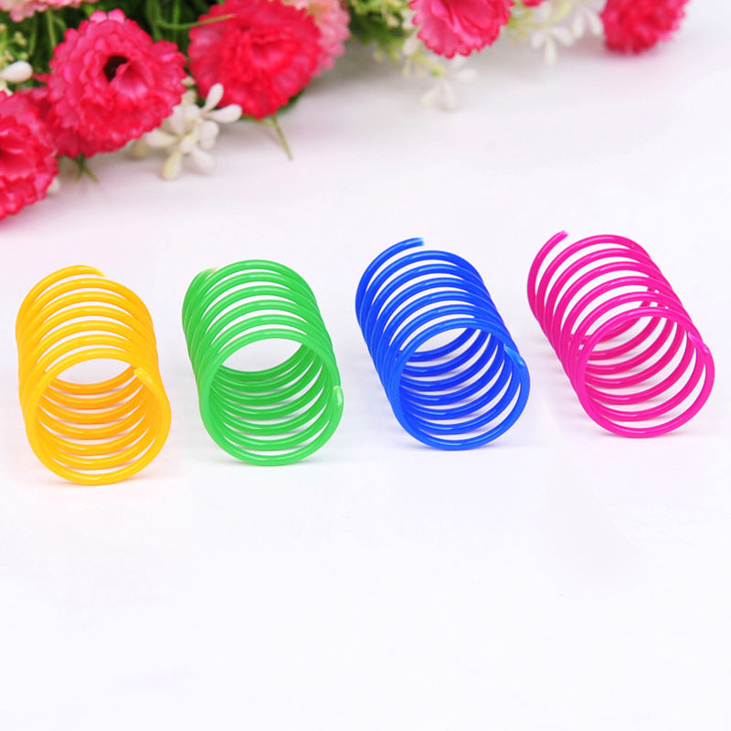 Spring Cat Toy Set - Bouncy Interactive Play Coils