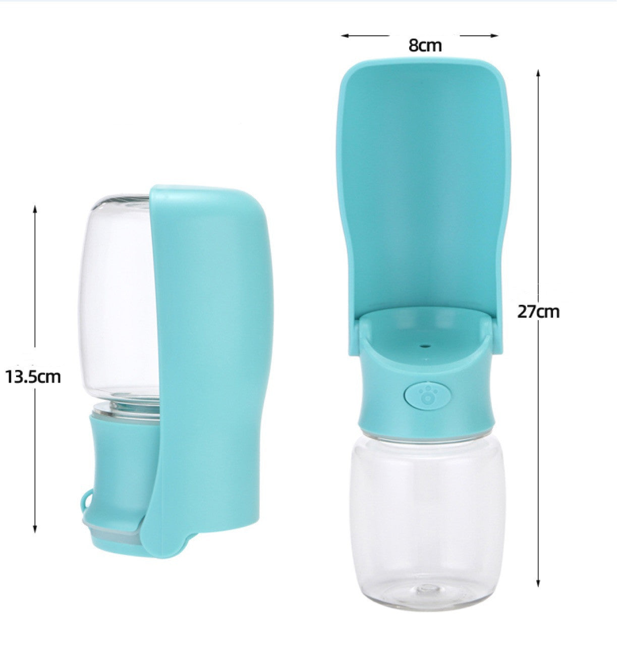 NestPet Portable Dog Water Bottle - Leak-Proof Travel Dispenser (350ml)