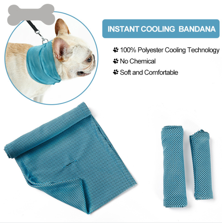 Cooling Pet Bandana - Instant-Chill Summer Neck Wrap for Dogs