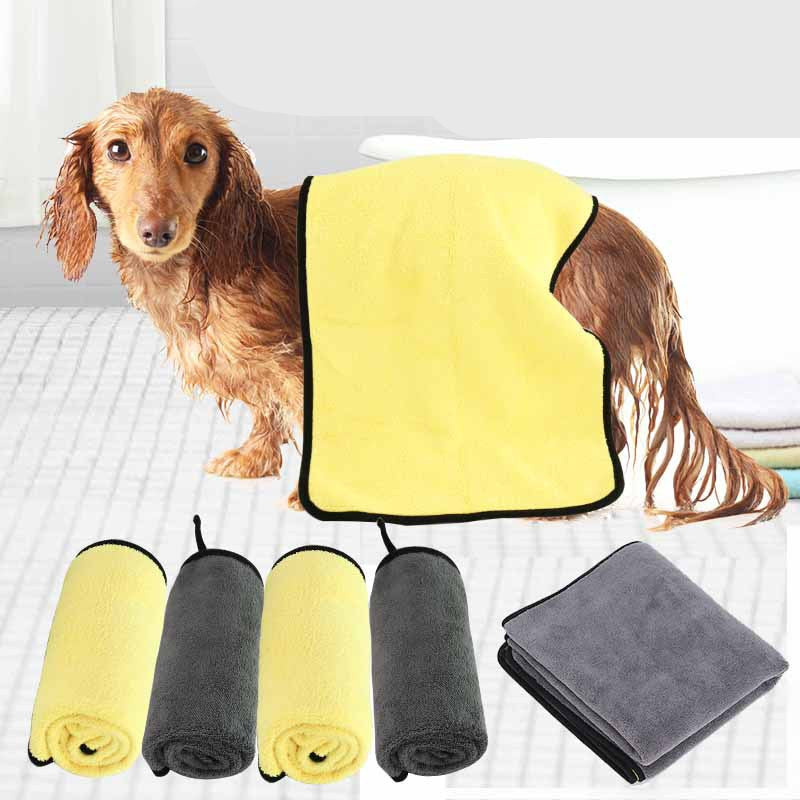 Microfiber Pet Drying Towel - Fast-Absorbing Bath Towel