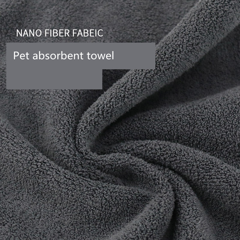 Microfiber Pet Drying Towel - Fast-Absorbing Bath Towel
