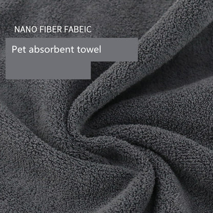 Microfiber Pet Drying Towel - Fast-Absorbing Bath Towel