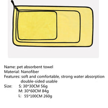 Microfiber Pet Drying Towel - Fast-Absorbing Bath Towel
