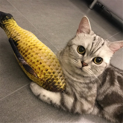 Catnip Plush Fish - Kick-and-Wrestle Cat Toy