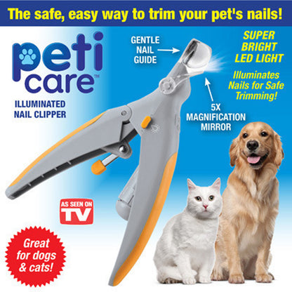 LED Nail Clipper - Magnifying Trimmer to Avoid the Quick