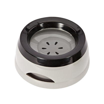 No-Spill Floating Disc Bowl - Splash-Free Slow Water Bowl for Dogs & Cats