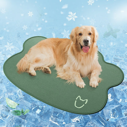 Pet Cooling Mat - Pressure-Activated Gel Pad for Summer