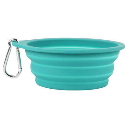 Collapsible Travel Bowl - Foldable Silicone Bowl for Walks & Trips