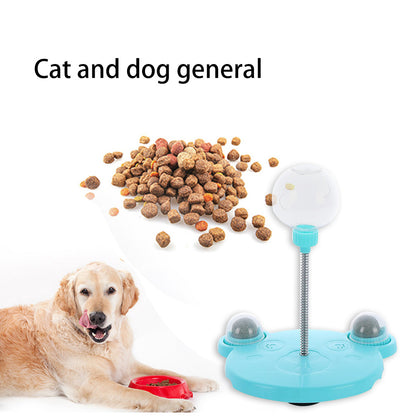 Cat Puzzle Feeder - Wobble Treat Toy for Slower, Smarter Meals