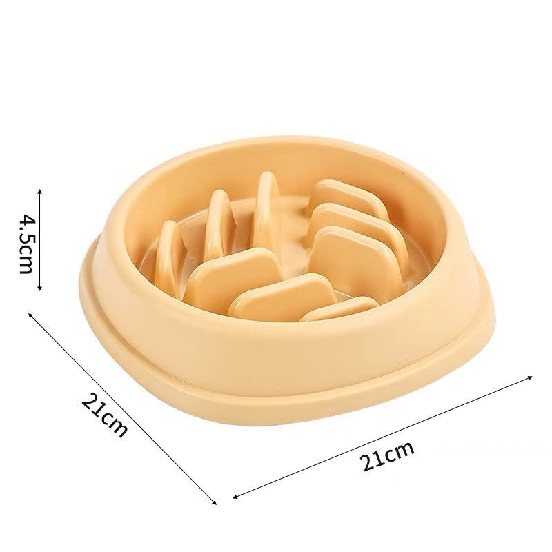 Slow Feeder Bowl - Anti-Gulp Maze Bowl for Dogs & Cats