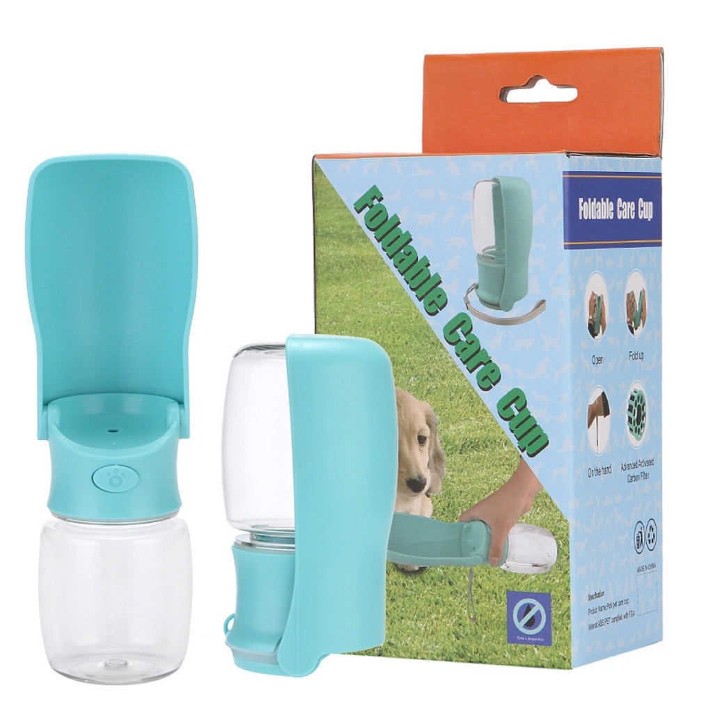 NestPet Portable Dog Water Bottle - Leak-Proof Travel Dispenser (350ml)
