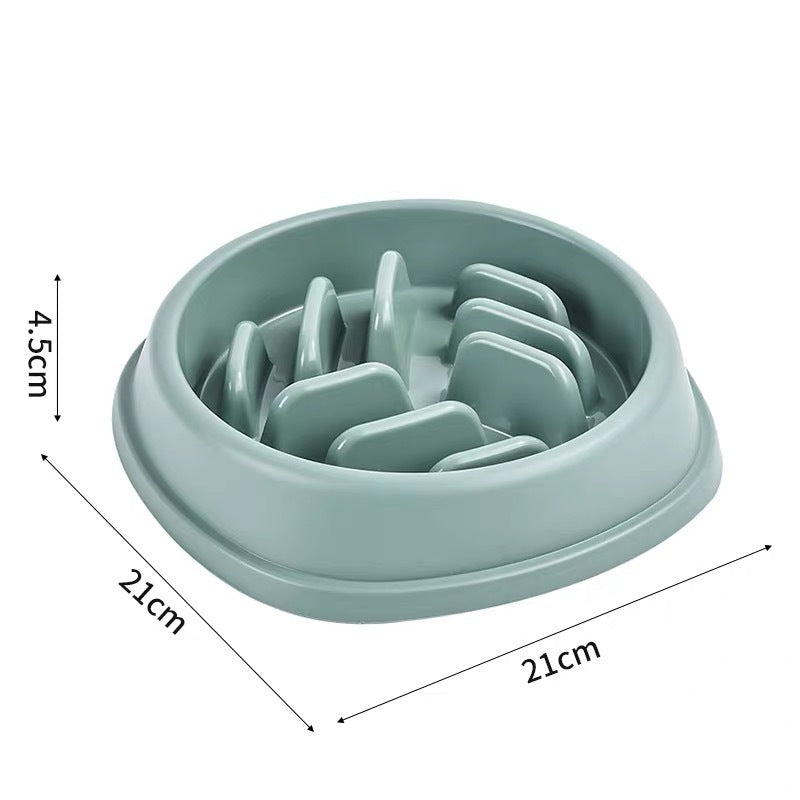 Slow Feeder Bowl - Anti-Gulp Maze Bowl for Dogs & Cats