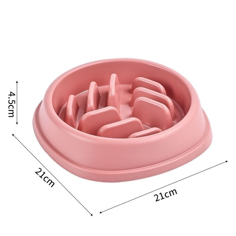 Slow Feeder Bowl - Anti-Gulp Maze Bowl for Dogs & Cats