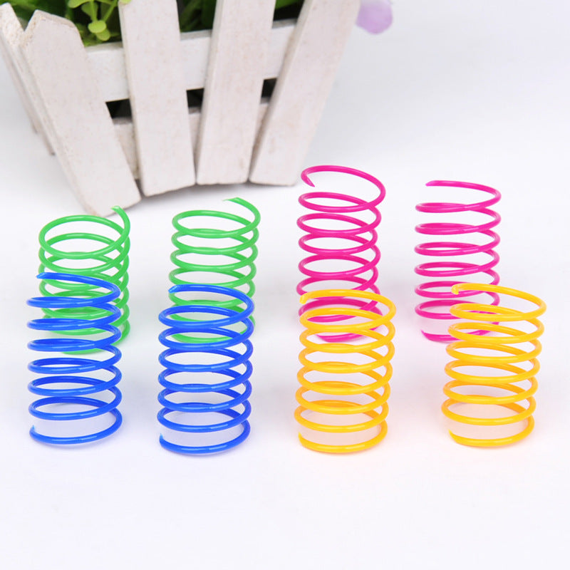 Spring Cat Toy Set - Bouncy Interactive Play Coils