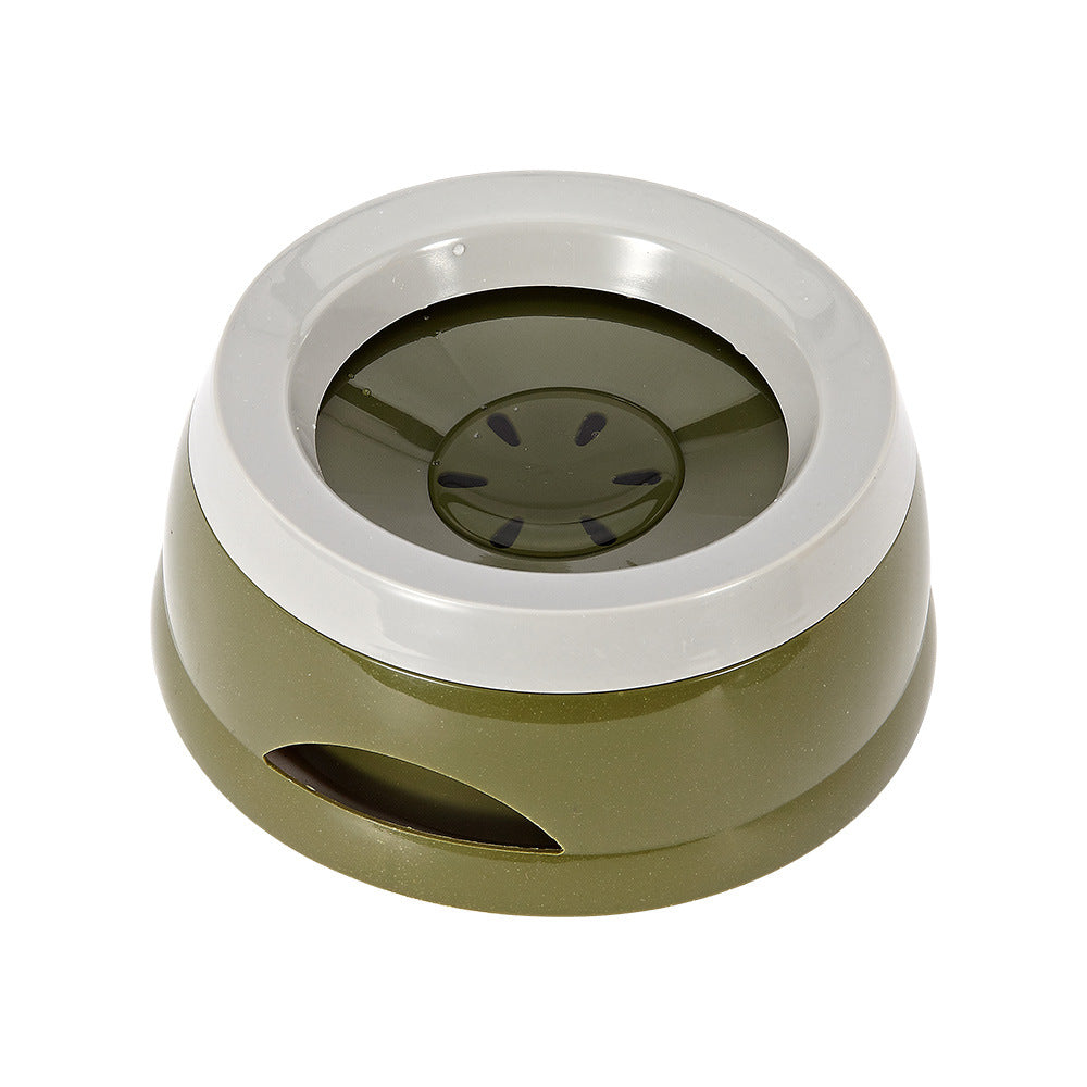No-Spill Floating Disc Bowl - Splash-Free Slow Water Bowl for Dogs & Cats