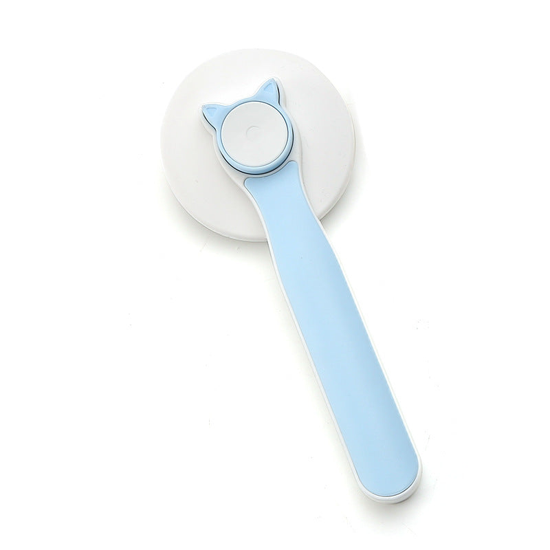 Self-Cleaning Slicker Brush - One-Click Deshedding for Dogs & Cats