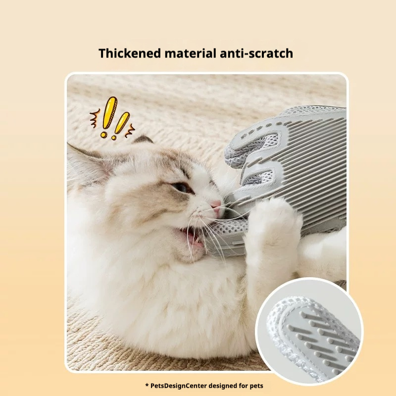 Deshedding Grooming Gloves — Massage + Hair Removal