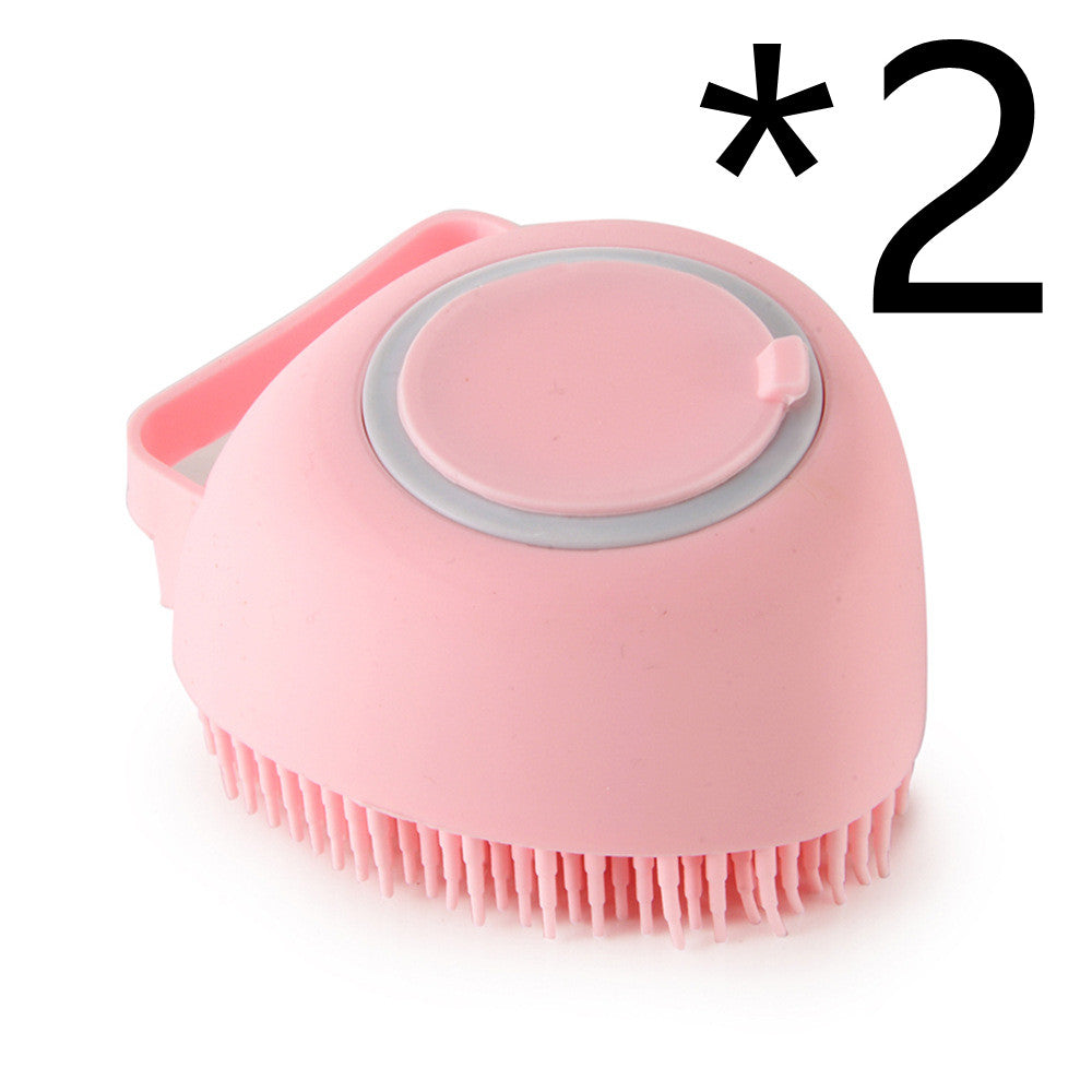 Silicone Bath & Massage Brush - Gentle Shampoo Scrubber