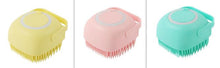 Silicone Bath & Massage Brush - Gentle Shampoo Scrubber