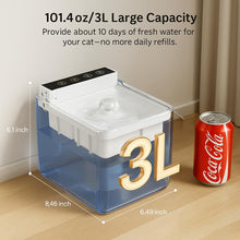 Always-On Pet Water Fountain — Motion-Sensing, Filtered, Silent