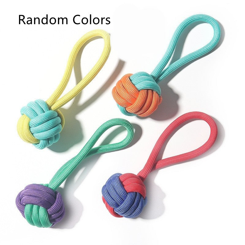 Rope Chew Toy Set - Durable Cotton Knots for Teeth & Tug