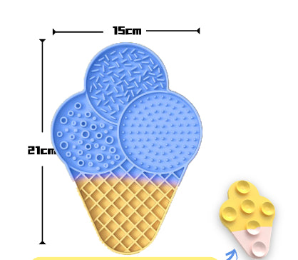 Suction Lick Mat for Dogs & Cats - Slow-Feed Calming Treat Mat