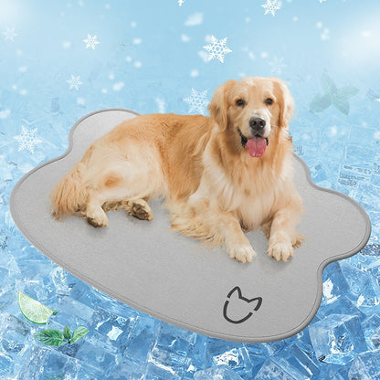 Pet Cooling Mat - Pressure-Activated Gel Pad for Summer