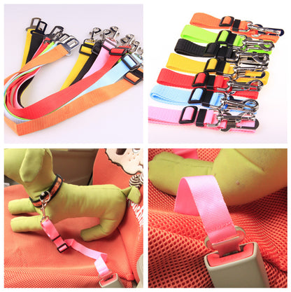 Adjustable Dog Seat Belt - Car Safety Restraint Tether