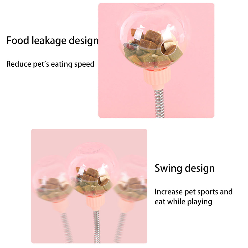 Cat Puzzle Feeder - Wobble Treat Toy for Slower, Smarter Meals