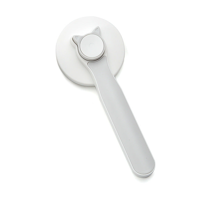 Self-Cleaning Slicker Brush - One-Click Deshedding for Dogs & Cats