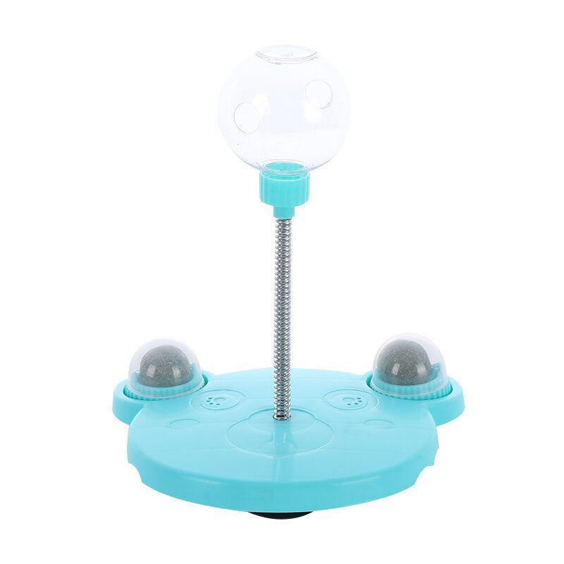 Cat Puzzle Feeder - Wobble Treat Toy for Slower, Smarter Meals