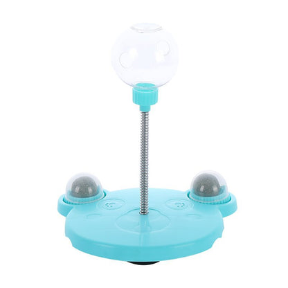 Cat Puzzle Feeder - Wobble Treat Toy for Slower, Smarter Meals