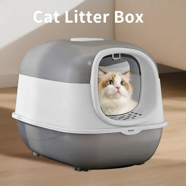 The Covered Cat Litter Box — Reduces Tracking, Contains Smell