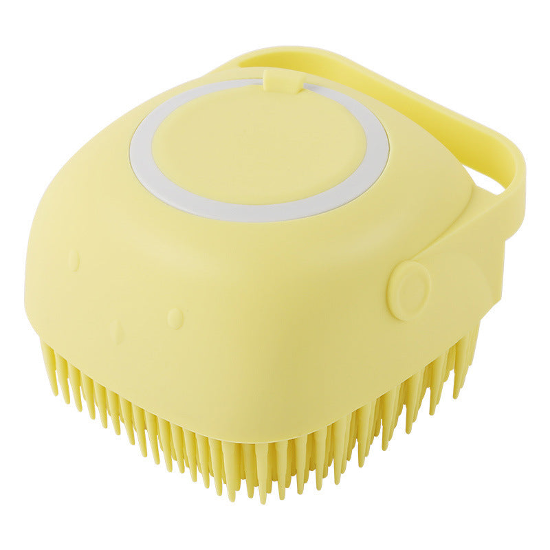 Silicone Bath & Massage Brush - Gentle Shampoo Scrubber