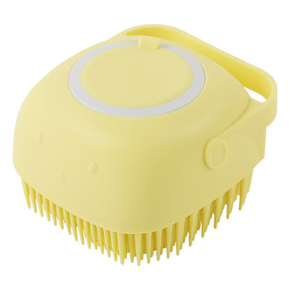 Silicone Bath & Massage Brush - Gentle Shampoo Scrubber