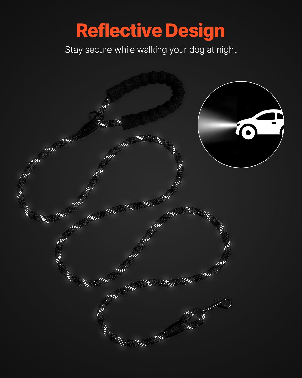 The Heavy-Duty Rope Leash — 6ft, Padded Handle, Climbing-Grade